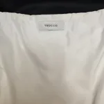 Elegante Vestido Cerimônia/trabalho, branco e preto da Trucco  6