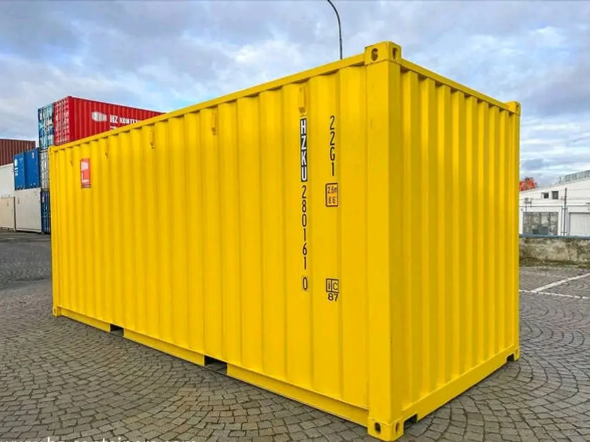 Contentores marítimos usados ​​de 6m e 12m.