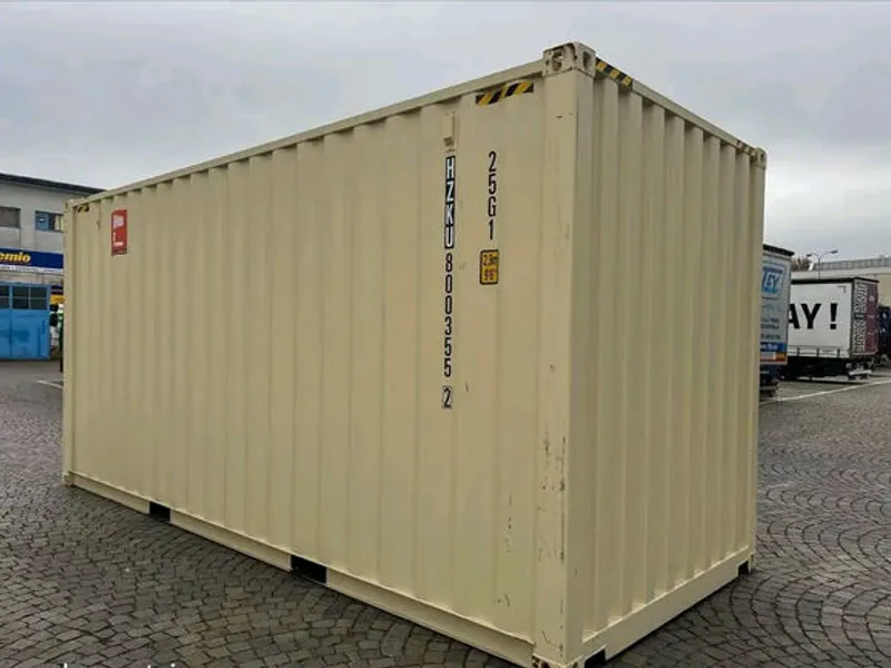 Contentores marítimos usados ​​de 6m e 12m.