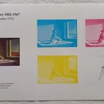 10 Provas de cor de selos franceses 8