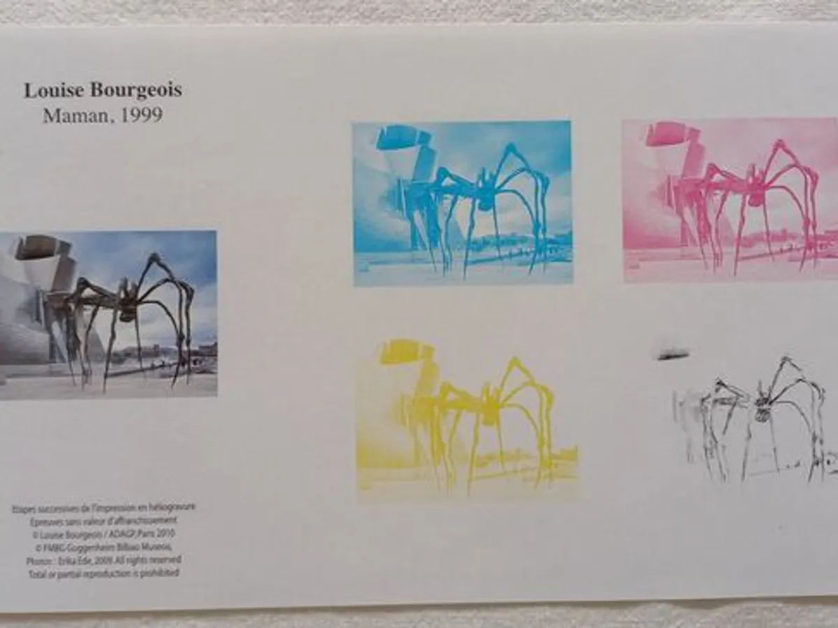 10 Provas de cor de selos franceses