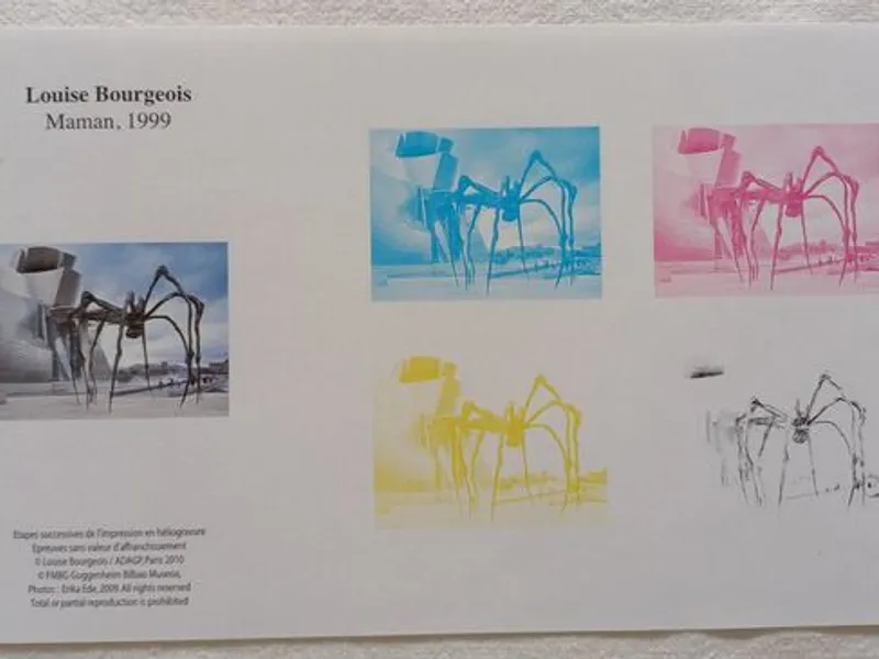 10 Provas de cor de selos franceses