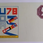 Filatelia - 2 Inteiros postal da Grã-Bretanha, de  2