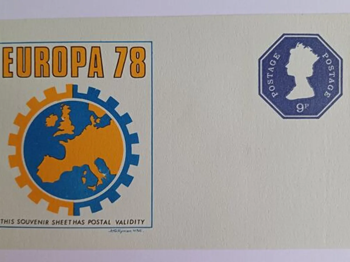 Filatelia - 2 Inteiros postal da Grã-Bretanha, de 