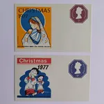 Filatelia - 2 Inteiros postal da Grã-Bretanha, de  1