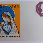 Filatelia - 2 Inteiros postal da Grã-Bretanha, de  3