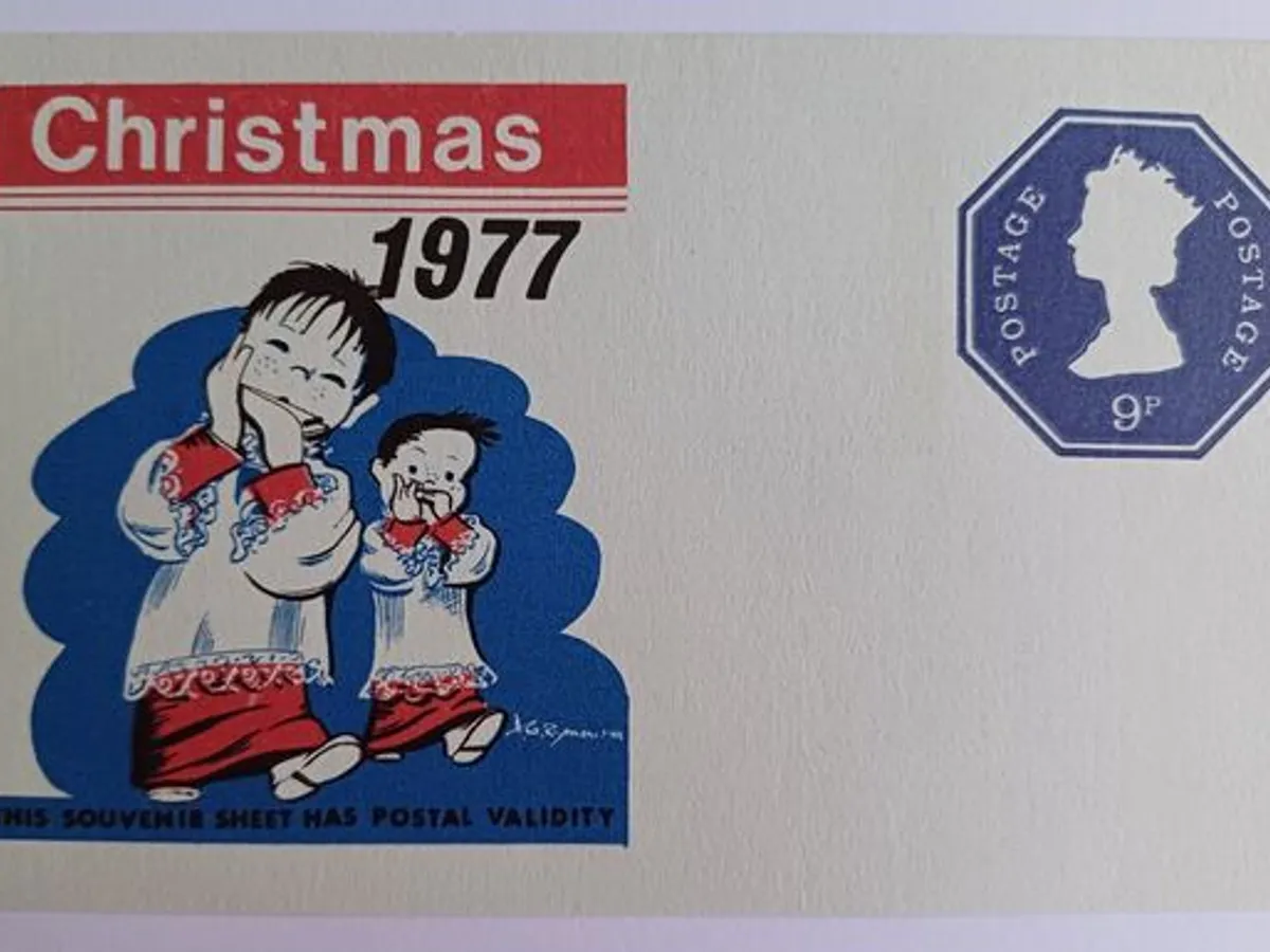 Filatelia - 2 Inteiros postal da Grã-Bretanha, de 