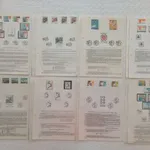 Filatelia - 63 Pagelas de Portugal, com selos – nº 2