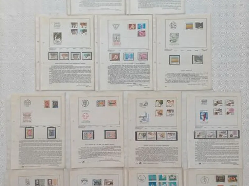 Filatelia - 63 Pagelas de Portugal, com selos – nº