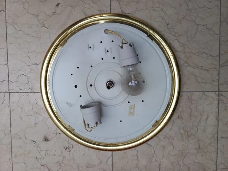 Candeeiro/plafond de teto com 2 lâmpadas 