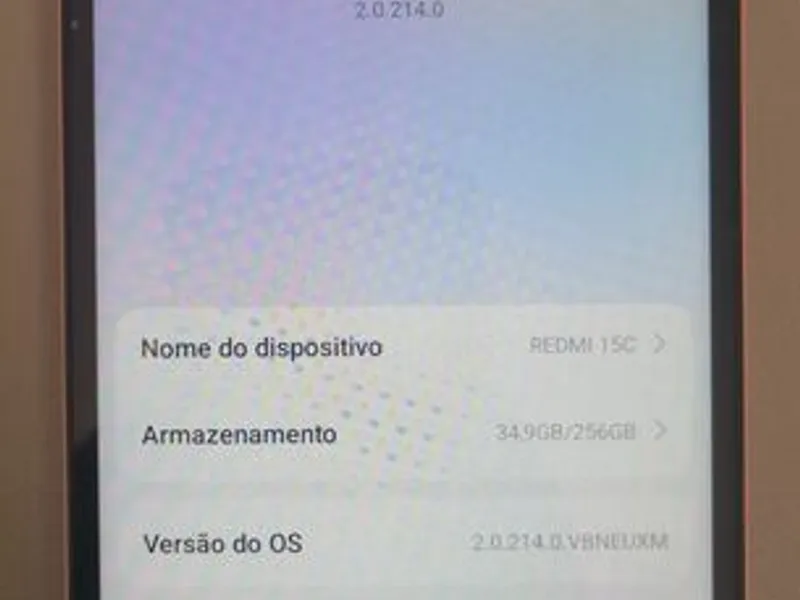 REDMI 15c 256GB/8RAM NOVO