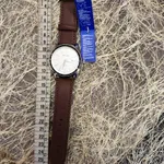 Relógio de pulso masculino castanho em pele da Skyline  5