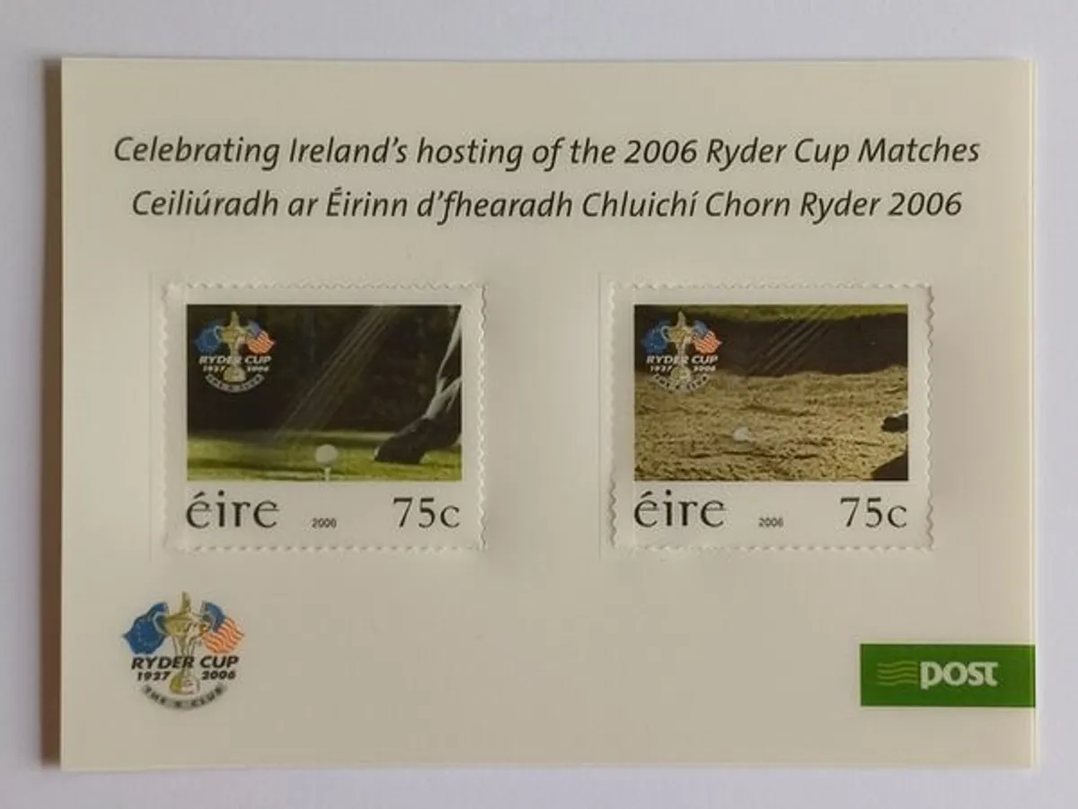 Irlanda Folha lenticular efeito 3D Ryder Cup 2006