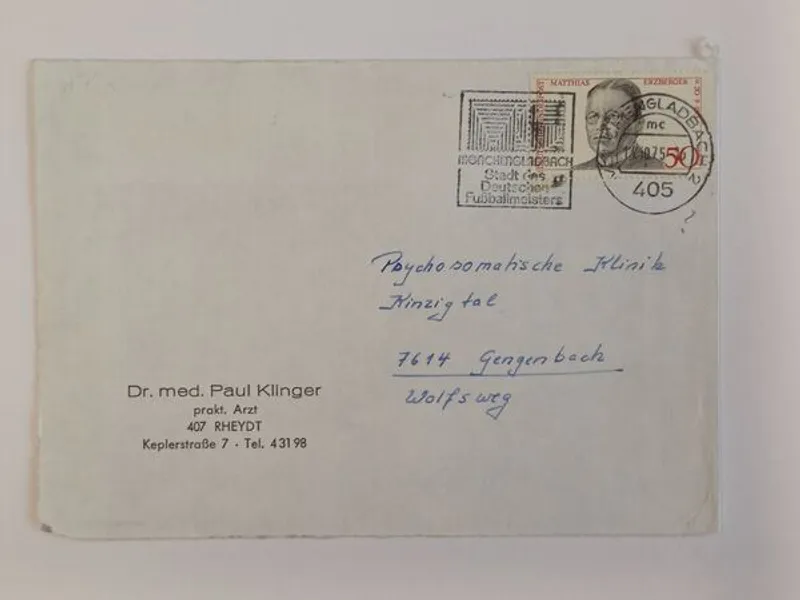 21 envelopes circulados alemães