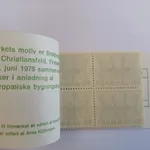 Dinamarca Carteira Ano Europeu da Arquitetura 1975 3