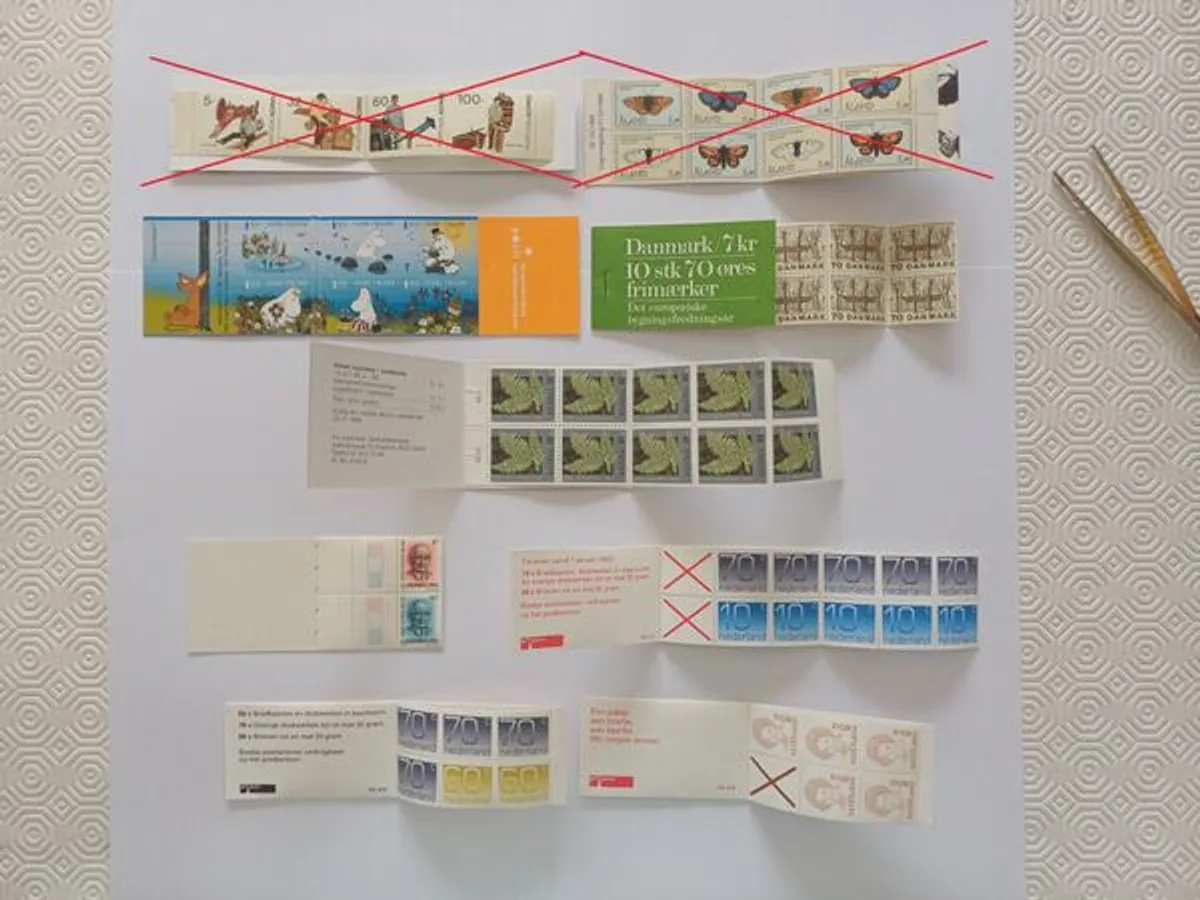 Dinamarca Carteira Ano Europeu da Arquitetura 1975