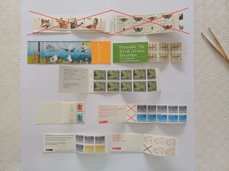 Dinamarca Carteira Ano Europeu da Arquitetura 1975