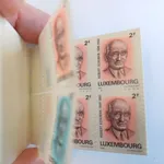 Luxemburgo Carteira Centenário Robert Schuman1986 1