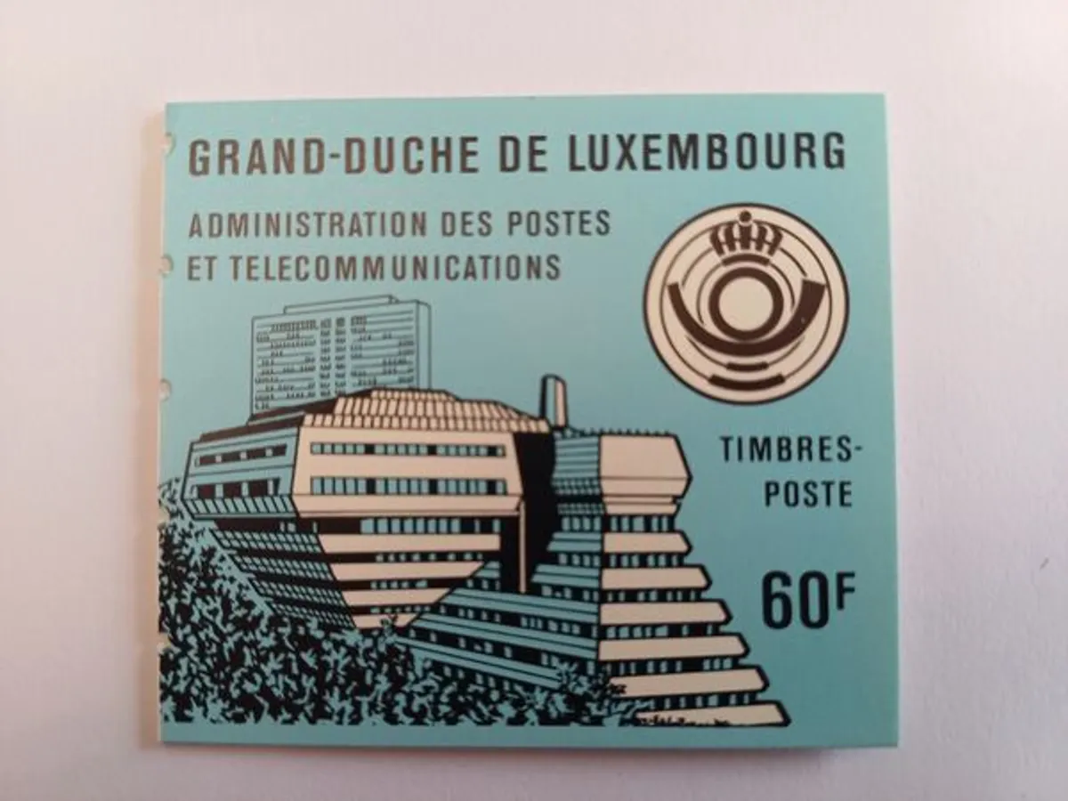 Luxemburgo Carteira Centenário Robert Schuman1986