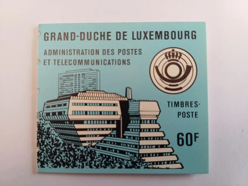 Luxemburgo Carteira Centenário Robert Schuman1986