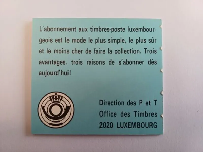 Luxemburgo Carteira Centenário Robert Schuman1986