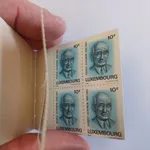 Luxemburgo Carteira Centenário Robert Schuman1986 6