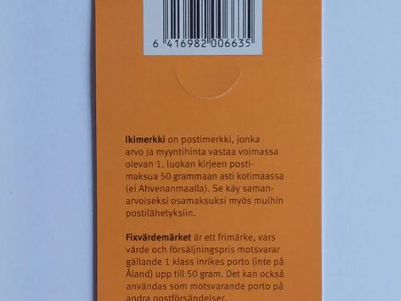 Filatelia Finlândia – Carteira Moomins 2007