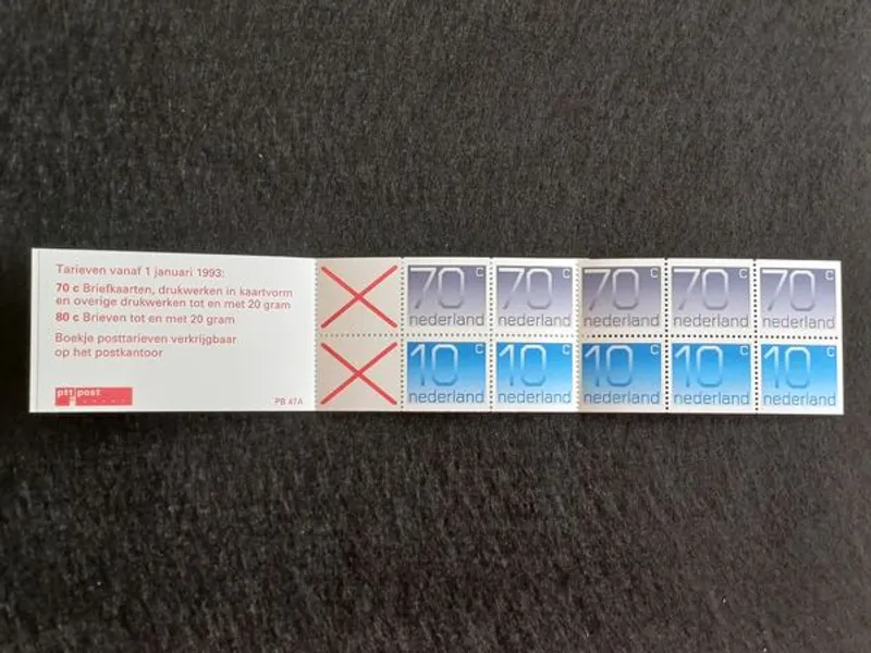 Holanda / Países Baixos – Carteira PB47A - 1993 