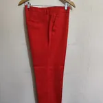 Calças clássicas Zara Woman vermelhas n*42  2