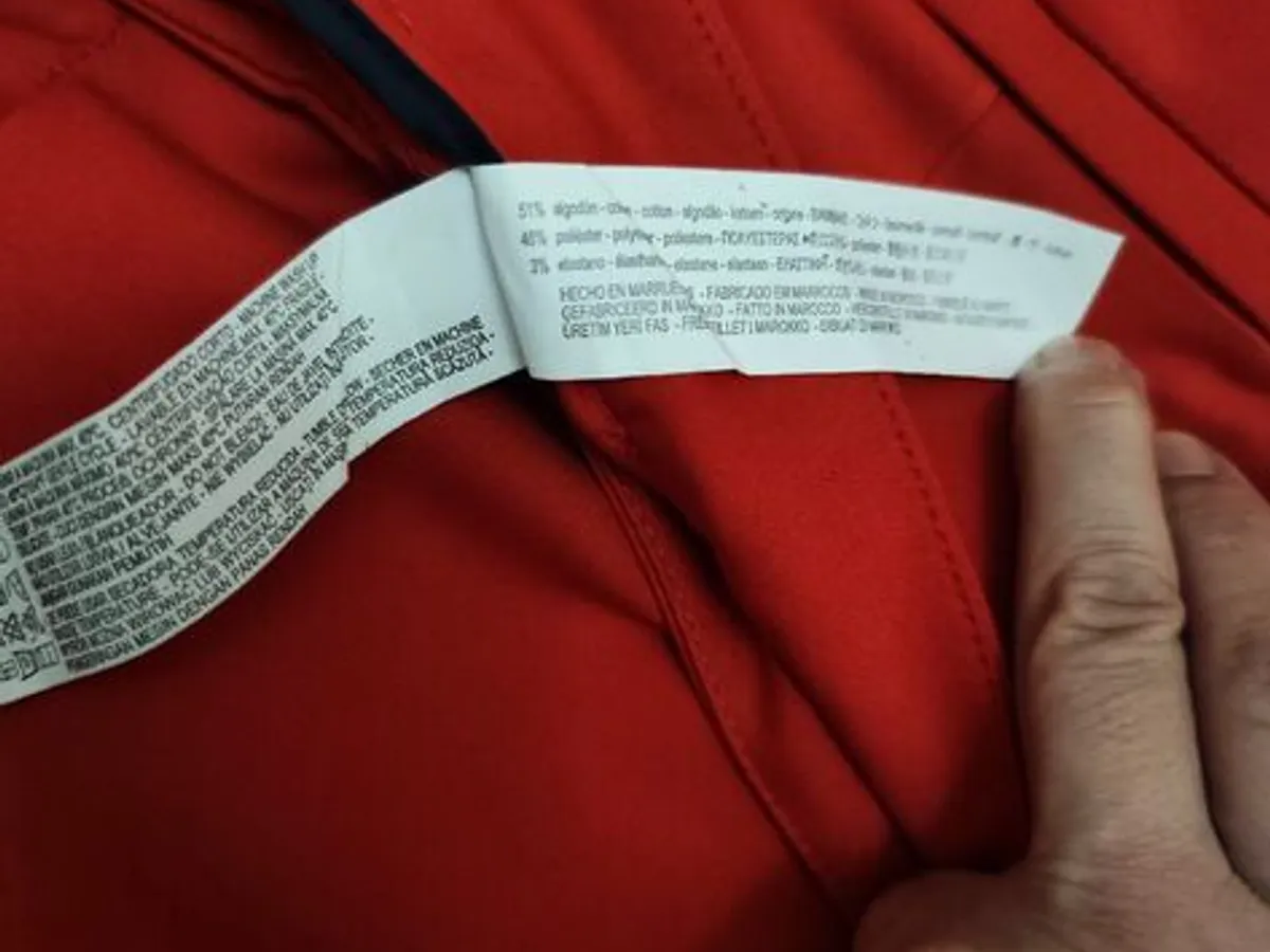 Calças clássicas Zara Woman vermelhas n*42 