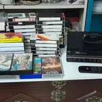 Leitor VHS e lote de cassetes 1