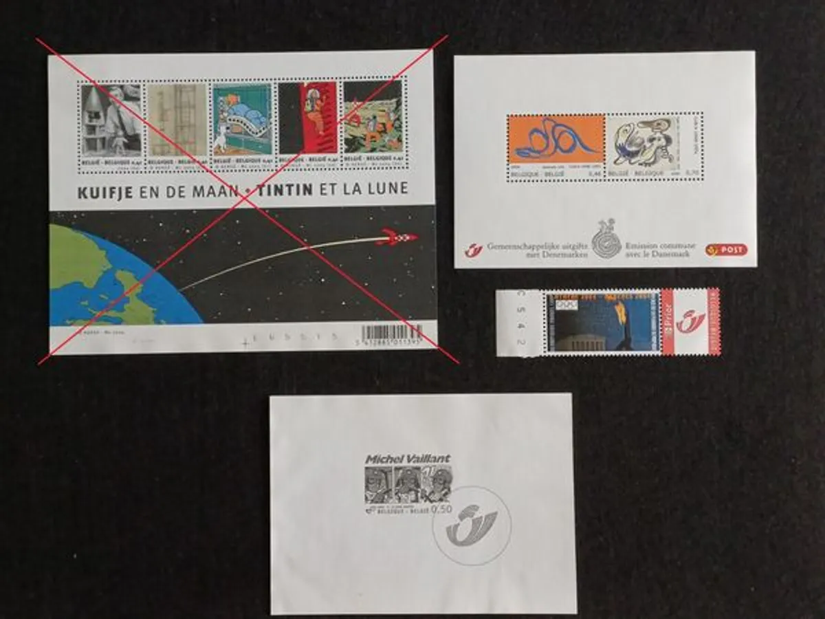 Bloco Cobra Kunst, Emissão conjunta Bélgica Dinama