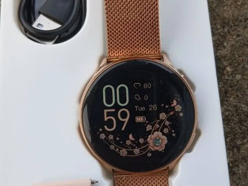 Smartwatch Modelo G35 Dourado 