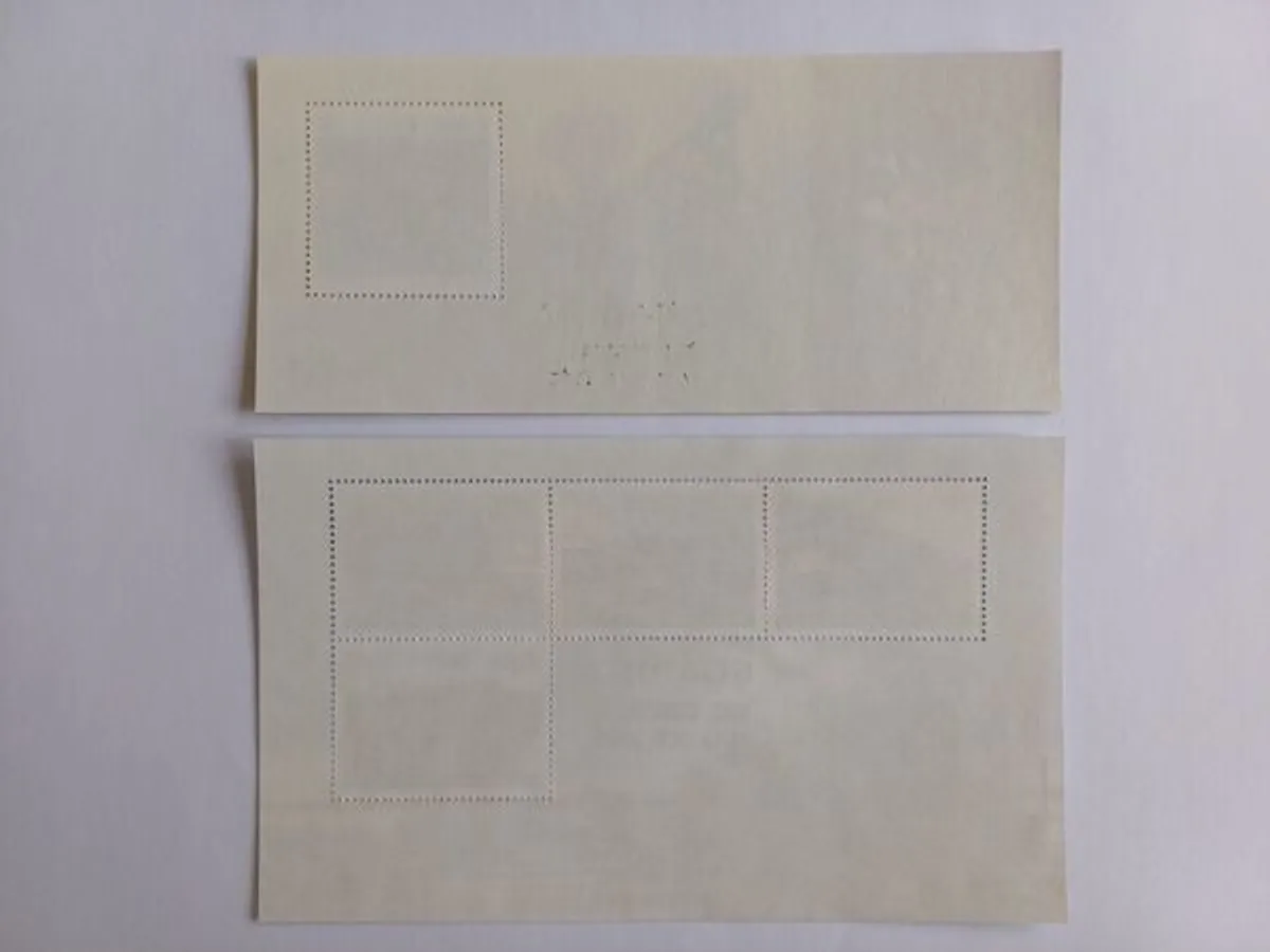 Blocos Stampa 2005 Borboletas e Caminhos de Ferro