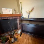 Piso con vistas al mar y la montaña en Mongat, con chimenea y balcón 6