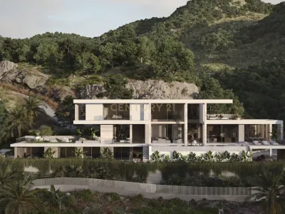 Una exclusiva residencia moderna en las colinas de Benahavís
