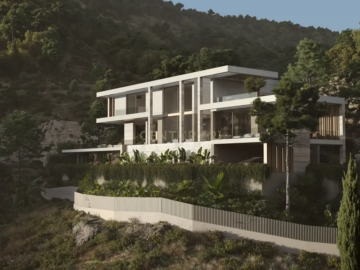 Una exclusiva residencia moderna en las colinas de Benahavís