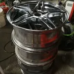 LLANTAS 17X7" CROMADAS AUDI. VW. SEAT. Validas VAG 4
