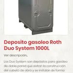 DEPOSITO GASOLEO ROTH DUO SYSTEM 1.200 LITROS 1