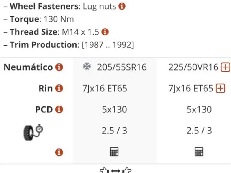 LLANTAS 16x7" PORSCHE 928 S4 GOMAS PIRELLI NUEVAS