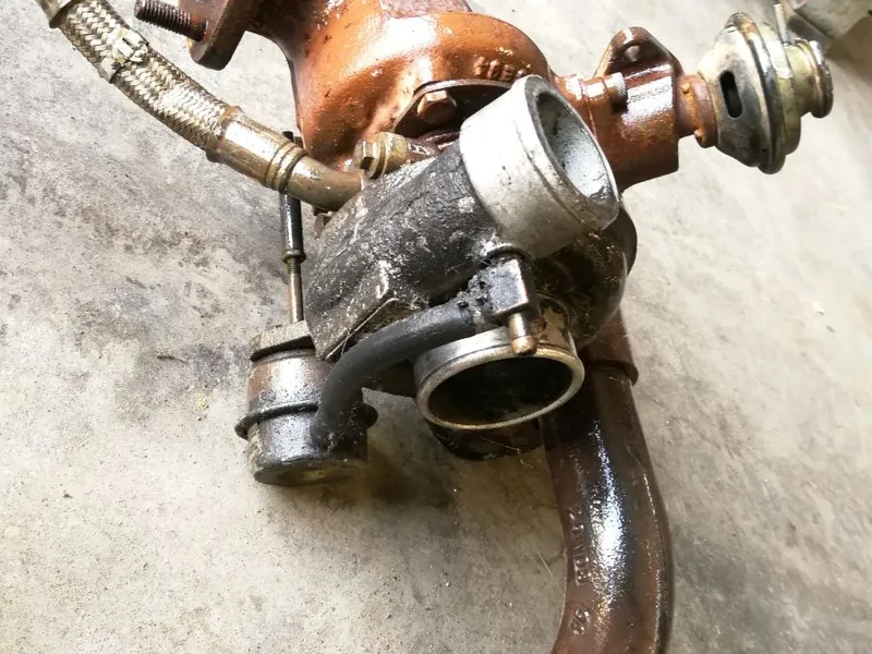 COLECTOR ESCAPE CON TURBO GARRET LAND ROVER 200Tdi