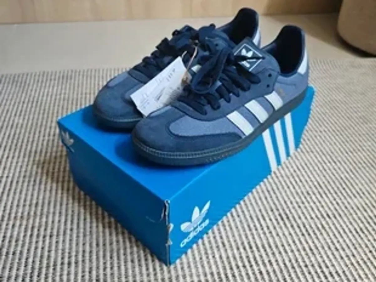 Adidas Samba OG Blue Canvas