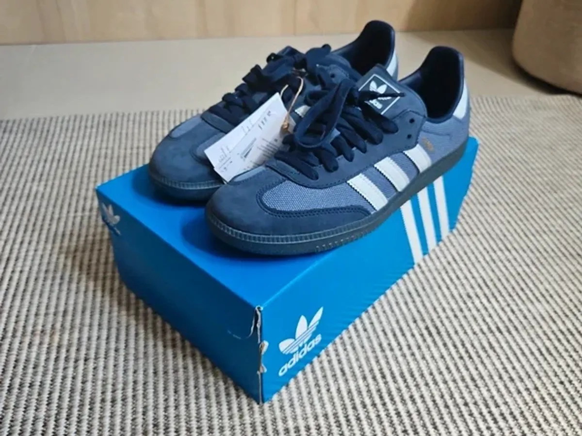 Adidas Samba OG Blue Canvas