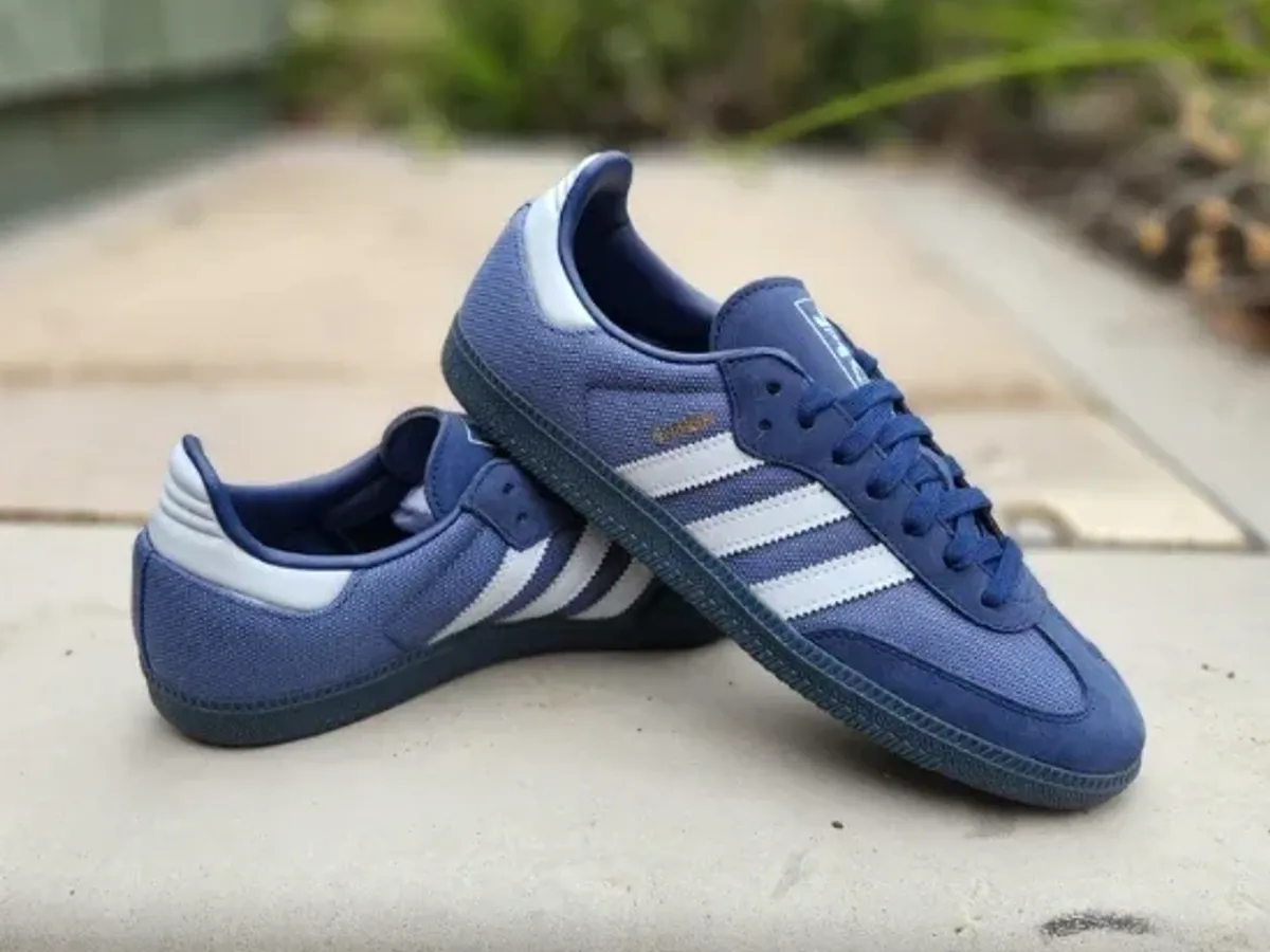 Adidas Samba OG Blue Canvas