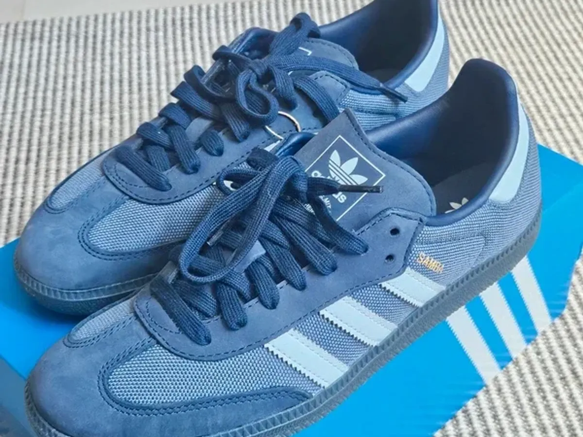 Adidas Samba OG Blue Canvas