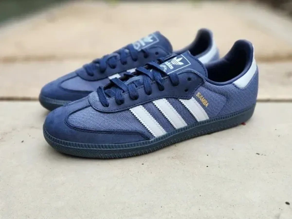 Adidas Samba OG Blue Canvas