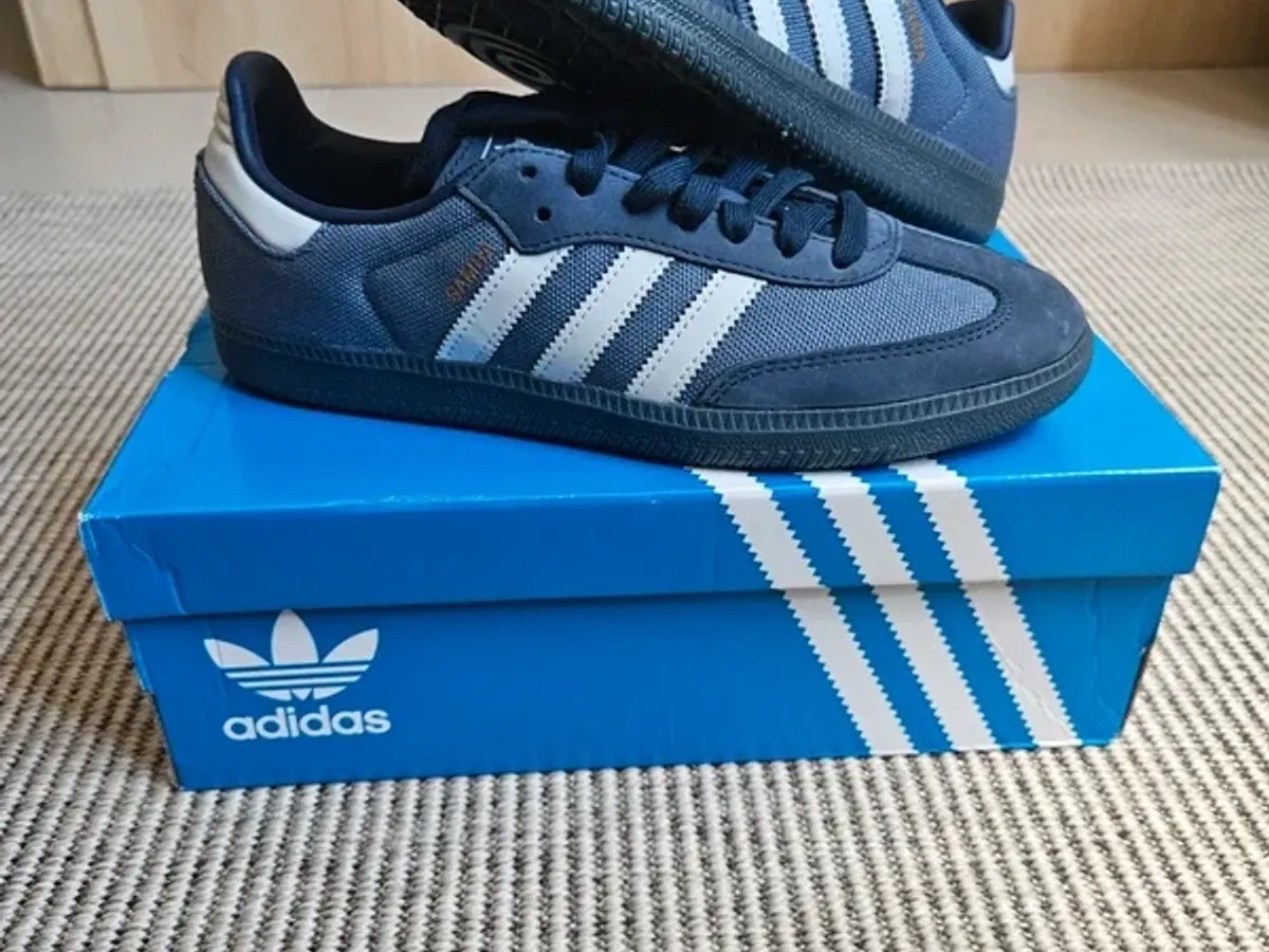 Adidas Samba OG Blue Canvas